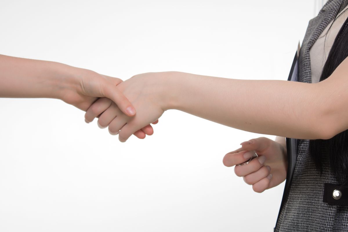 商务握手 Business handshake